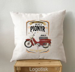 Polštář Jawa 21 Pionýr vintage