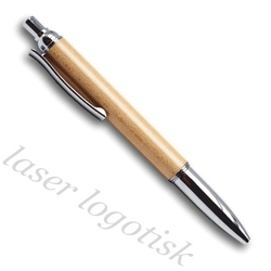 Kuličkové dřevěné pero javor-výpal na přání
