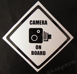 Samolepka Kamera v autě