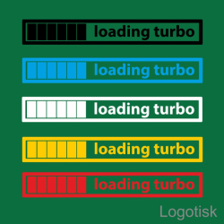 Samolepka LOADING TURBO
