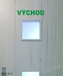 Samolepka nápis VÝCHOD