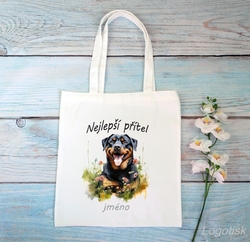 Nákupní taška potisk Rotvajler