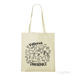 Plátěná taška s potiskem ZAHRADNICE