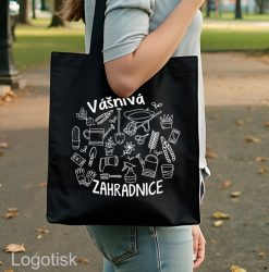Plátěná taška s potiskem ZAHRADNICE