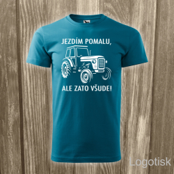 Tričko potisk s TRAKTOREM - pro traktoristy