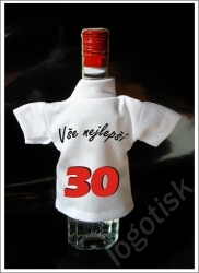 Mini tričko-dres na láhev