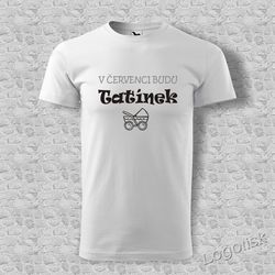 Tričko s potiskem BUDU TATÍNEK měsíc na přání
