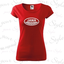 Tričko Jawa logo dámské