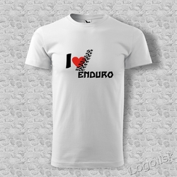 Tričko motiv I Love Enduro