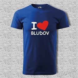 Tričko I LOVE a tvé město