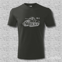 Tričko motiv tank M4 Sherman