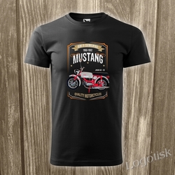 Tričko pro fandy Jawa Mustang-vintáž