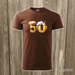 Narozeninové tričko PIVNÍ 50