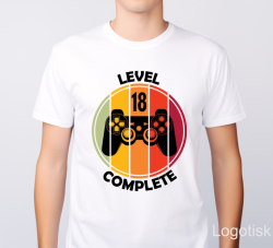 Chlapecké/dětské tričko k narozeninám LEVEL COMPLETE