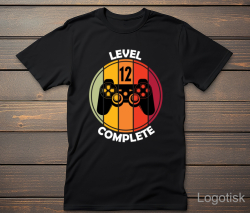 Chlapecké tričko k narozeninám potisk LEVEL COMPLETE