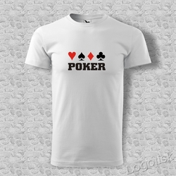 Tričko s potiskem Poker-vzor 5