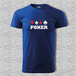 Tričko s potiskem Poker-vzor 5