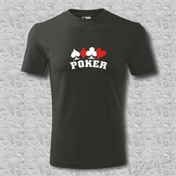 Tričko s motivem Poker-vzor 4