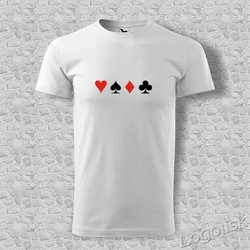 Tričko s potiskem Poker-vzor 2