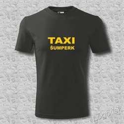 Tričko s potiskem TAXI