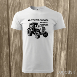 Tričko potisk TRAKTOR - RESPEKT