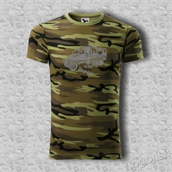 Pánské tričko military V3S se jménem