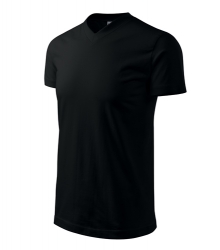 Pánské tričko V-neck černá - potisk na přání