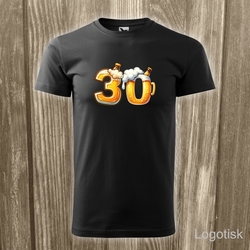 Narozeninové tričko PIVNÍ 30