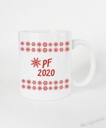 Vánoční hrnek vločky PF 2022