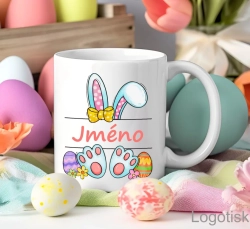 Velikonoční hrníček pro děti BUNNY se jménem