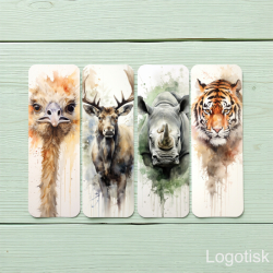 Záložka do knížky s potiskem ANIMAL