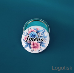 Mini kapesní zrcátko RŮŽE se jménem