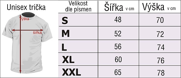 tabulka velikostí - Logotisk