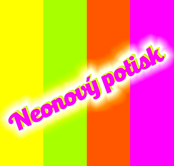 neonový potisk - Logotisk.cz